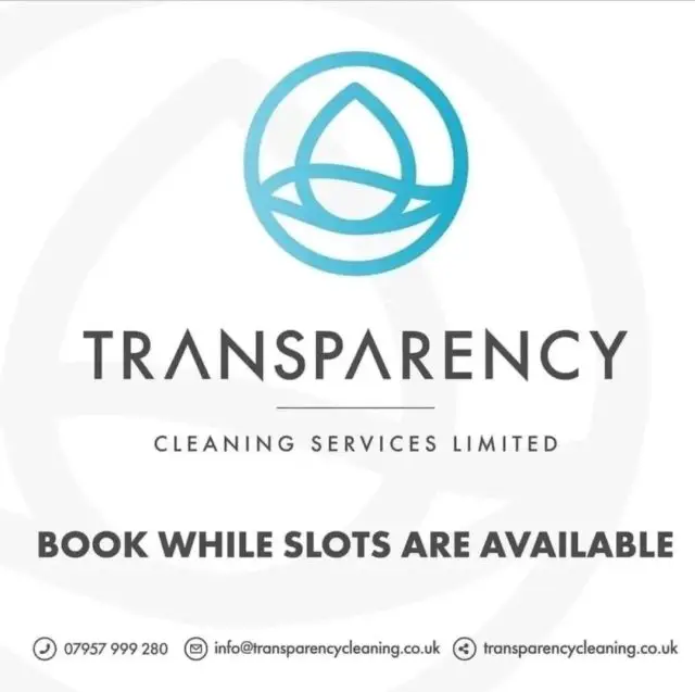 email: Info@transparencycleaning.co.uk 

Mob:07957999280